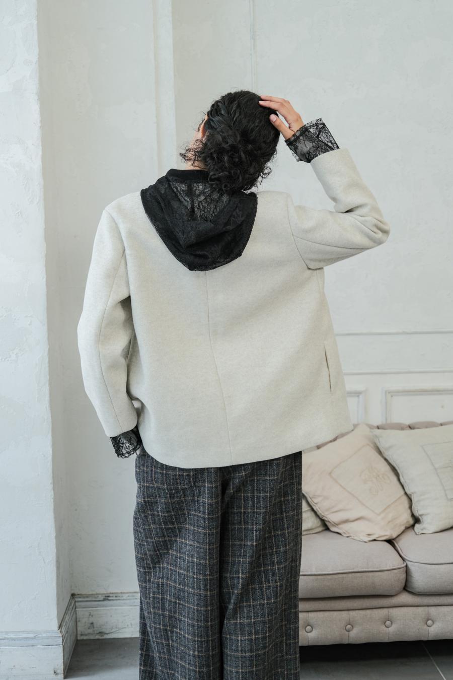 Mannish-Look Jacket