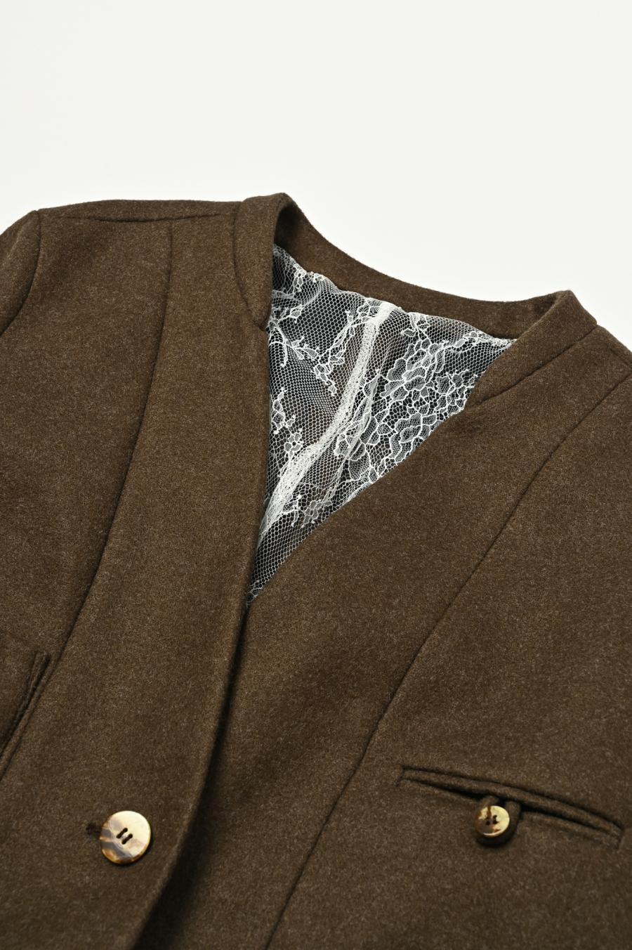 Mannish-Look Jacket