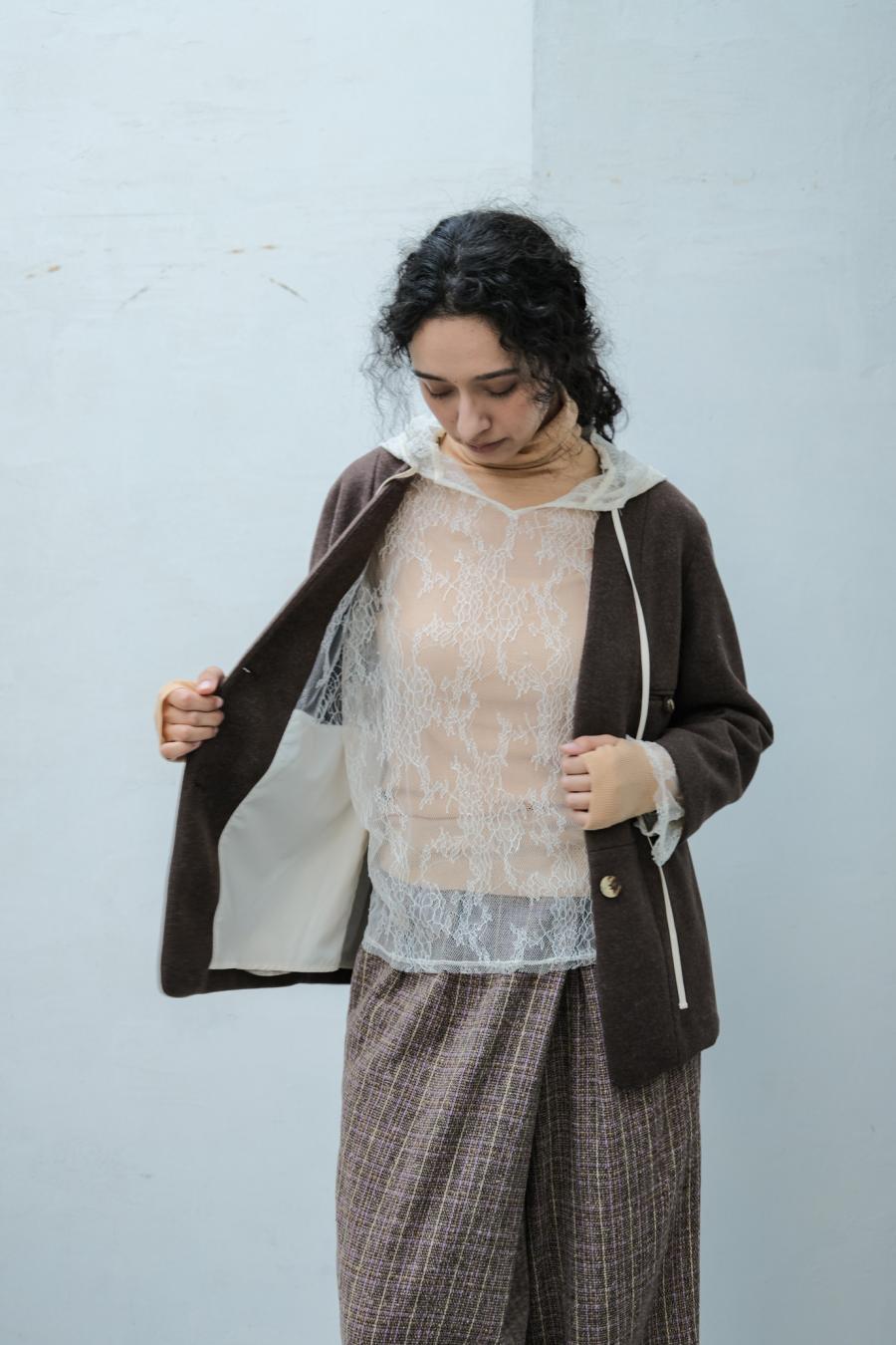 Mannish-Look Jacket