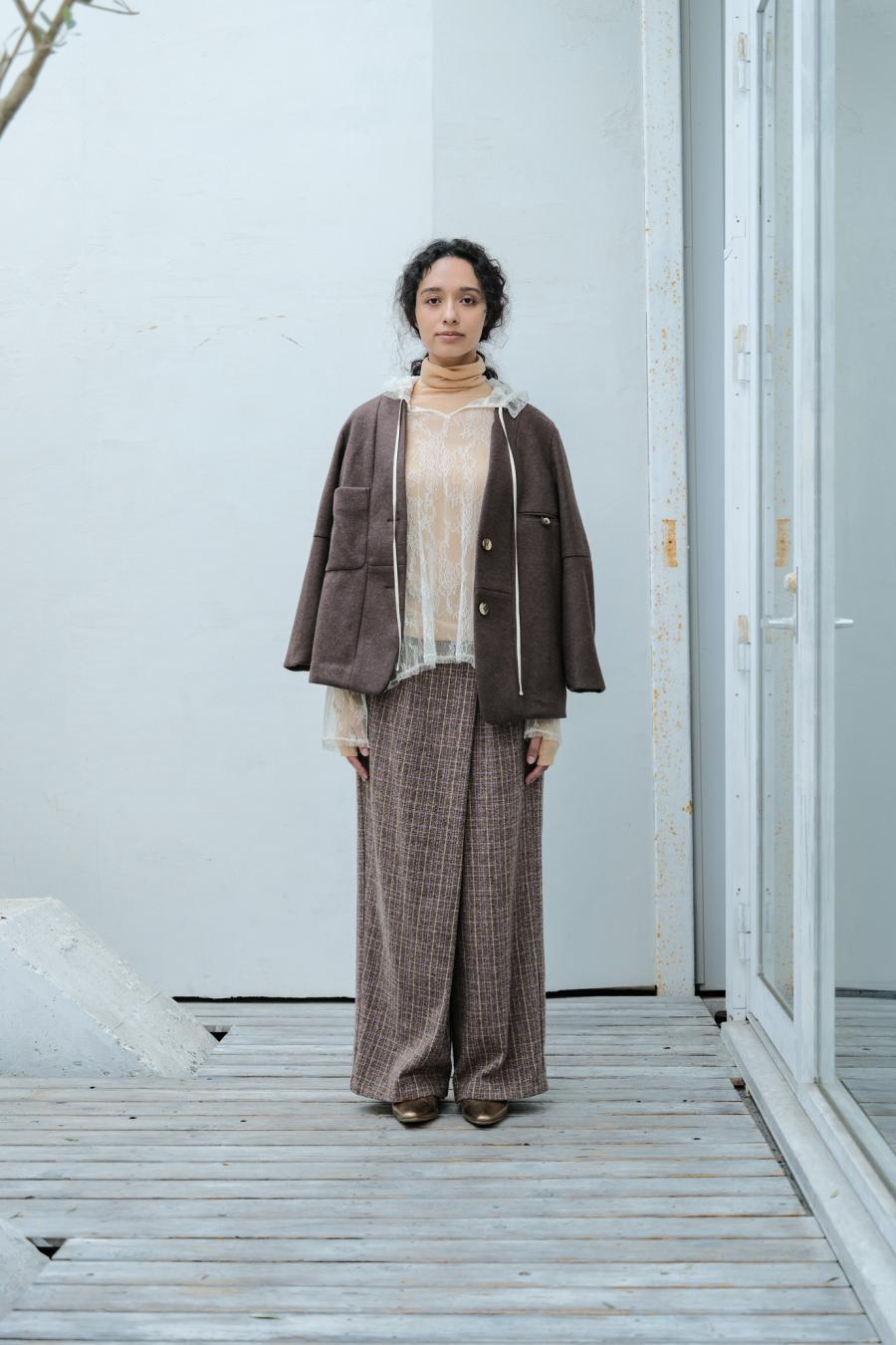 Mannish-Look Jacket