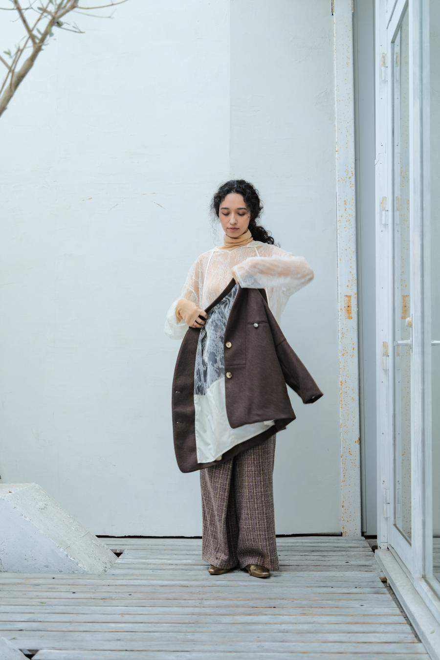 Mannish-Look Jacket