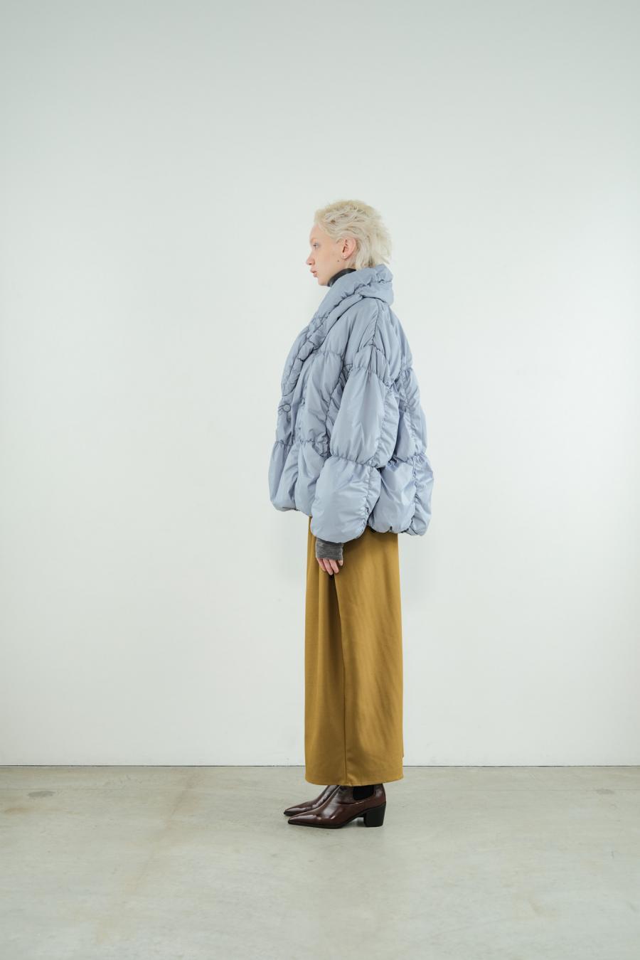 Shirred Lightweight Padded Coat