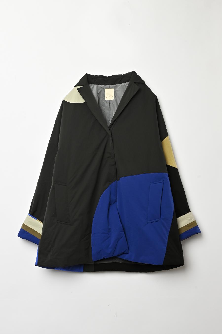 Circle Patch Padded Coat