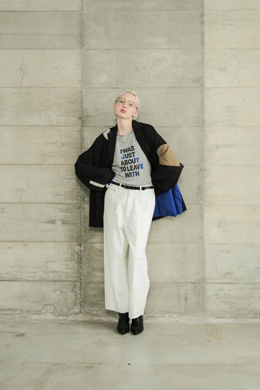 Circle Patch Padded Coat