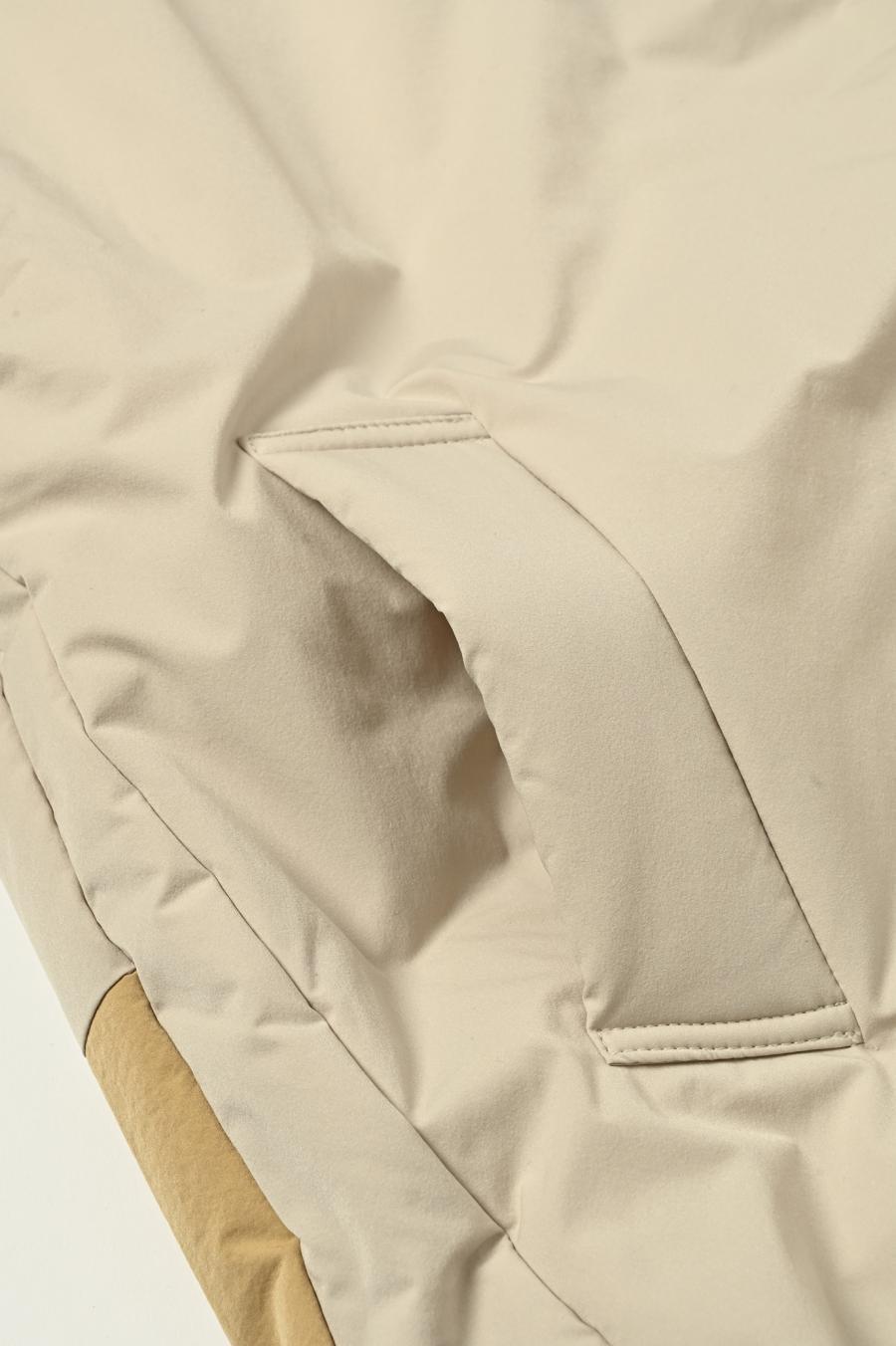 Circle Patch Padded Coat