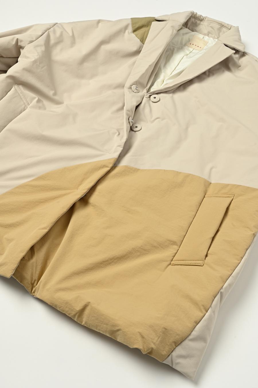 Circle Patch Padded Coat