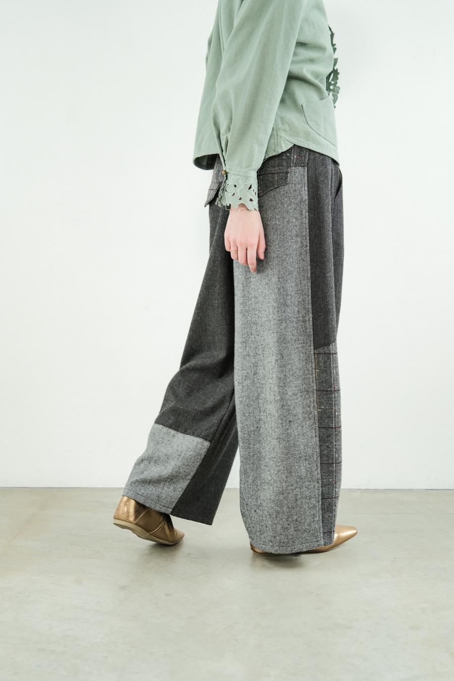 Pieced Cargo Pants