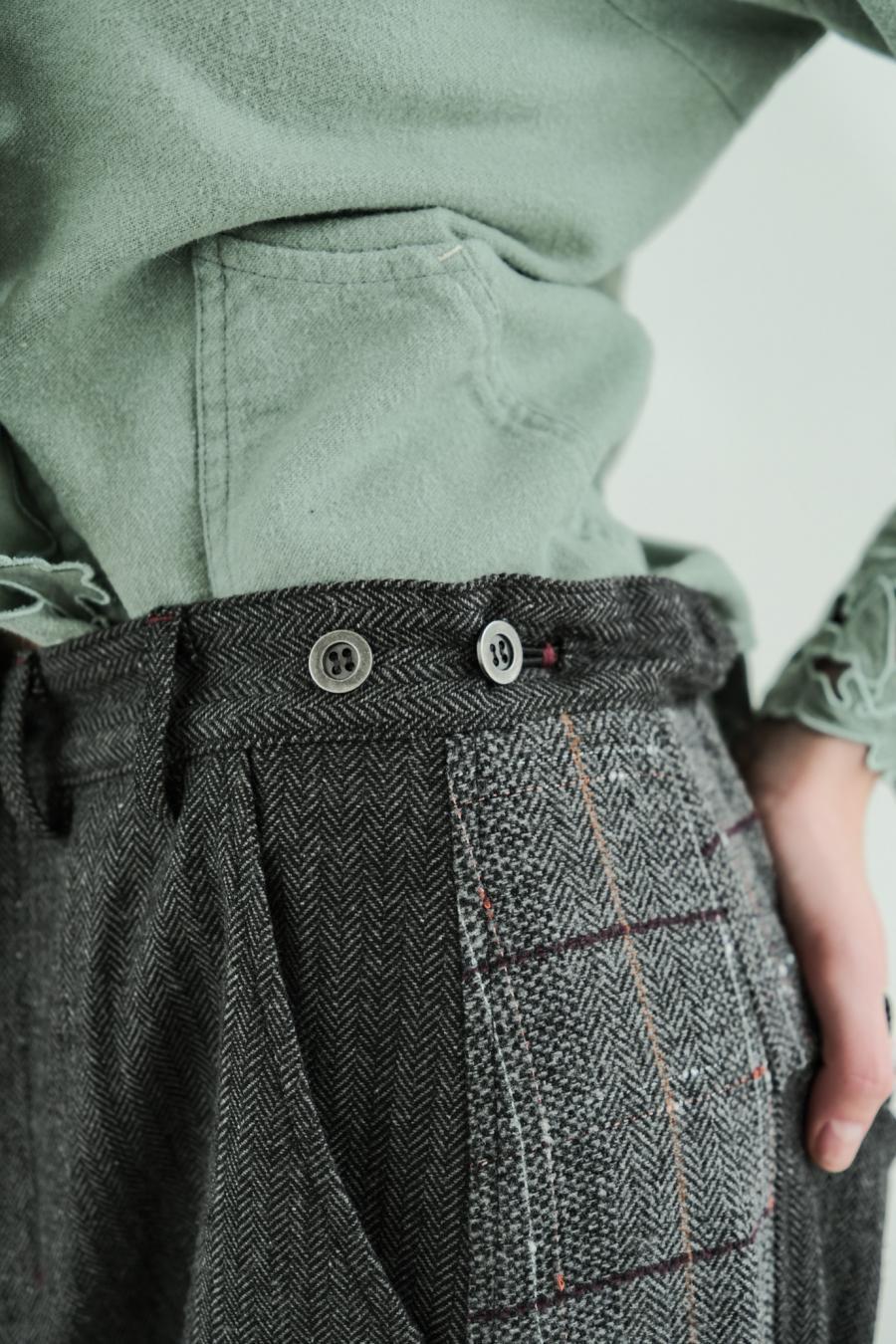 Pieced Cargo Pants