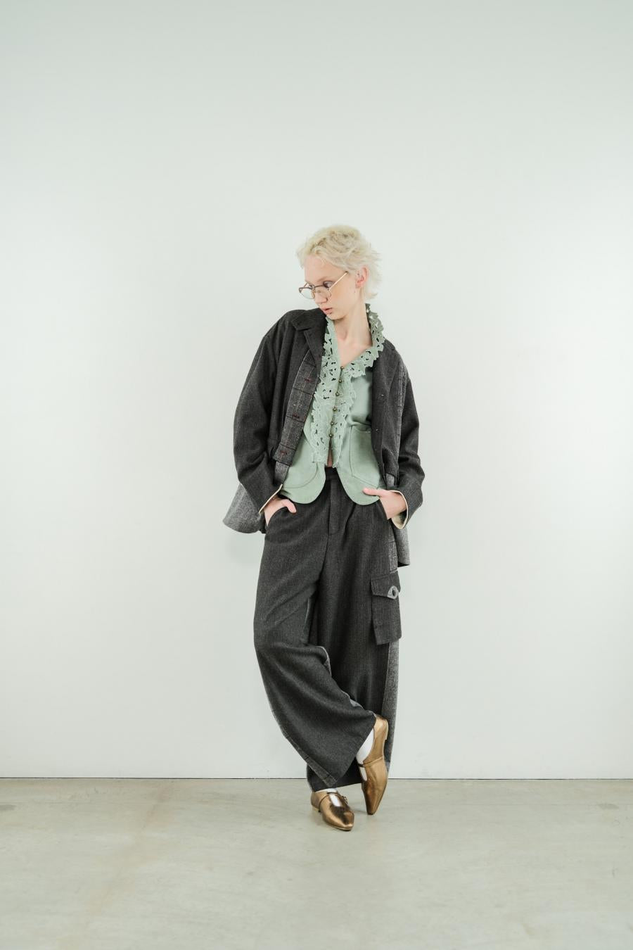 Pieced Cargo Pants