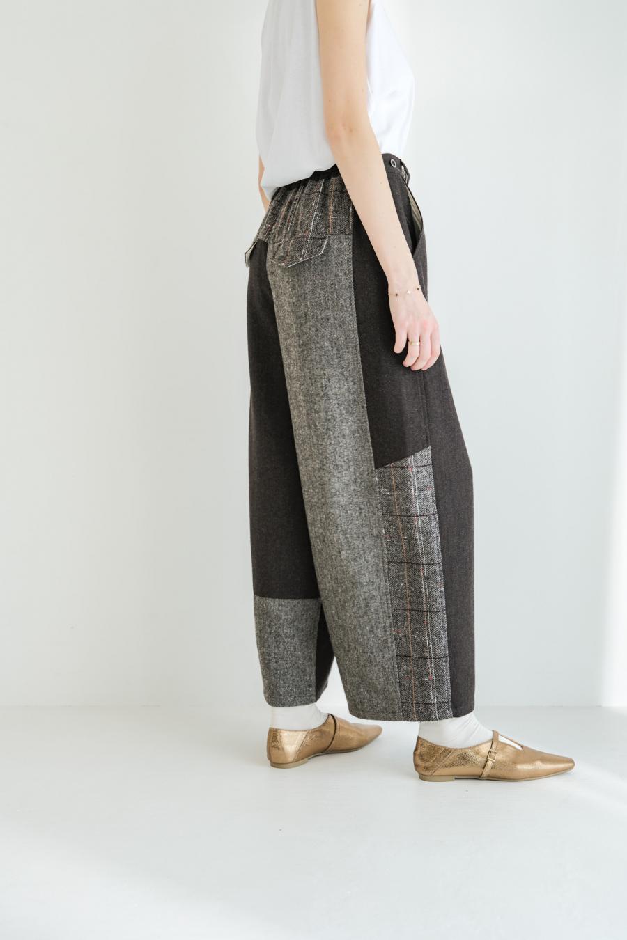 Pieced Cargo Pants