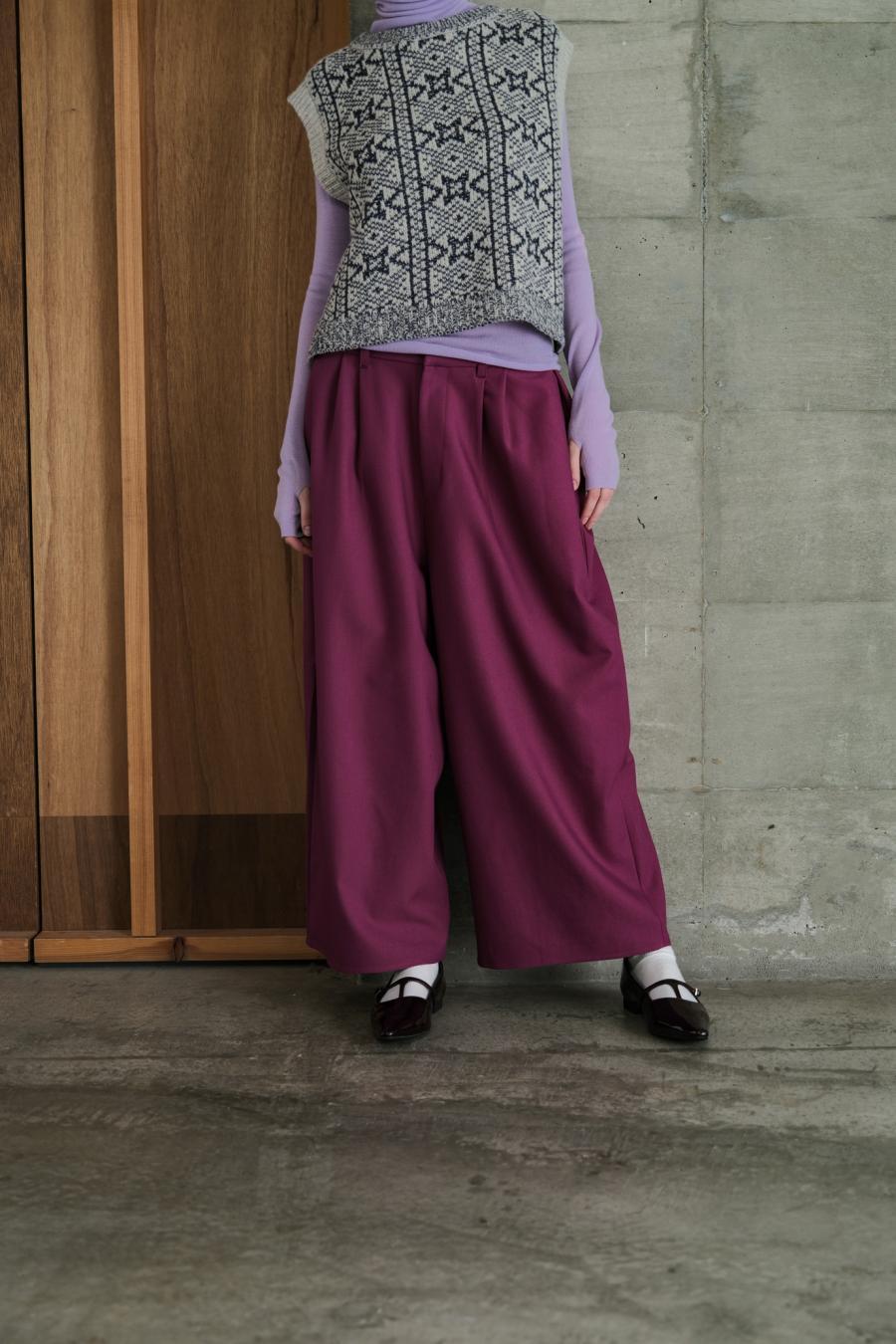 Double-Tuck Trousers