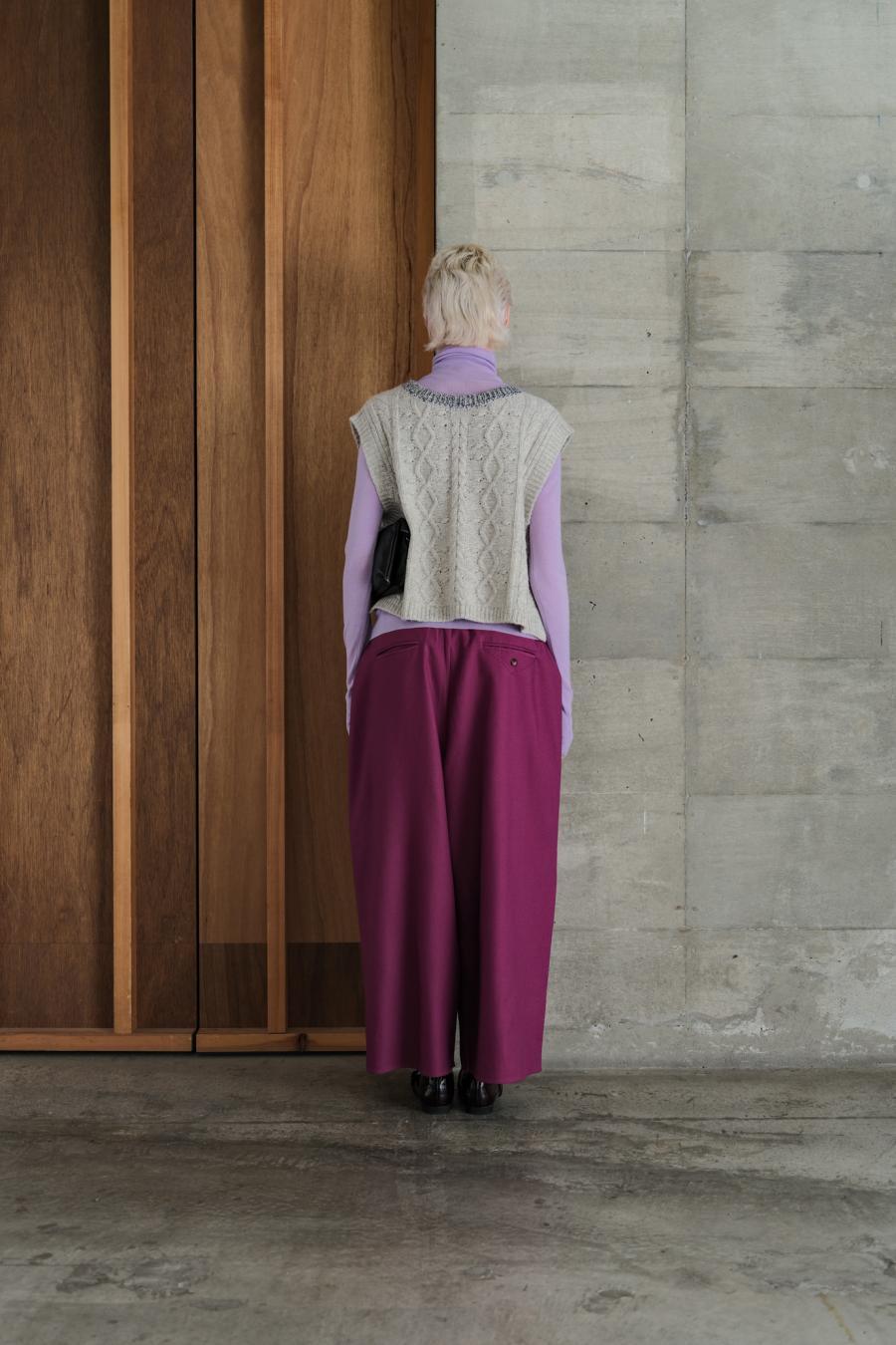 Double-Tuck Trousers