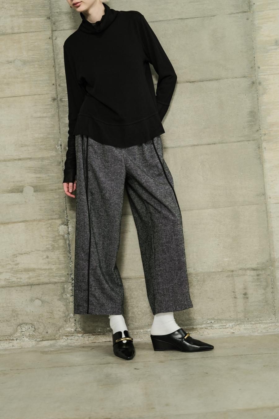 Line Mini Nep Tweed Trousers