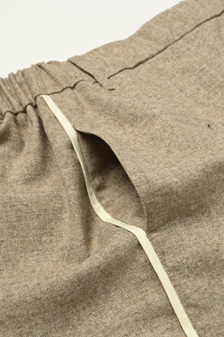 Line Mini Nep Tweed Trousers