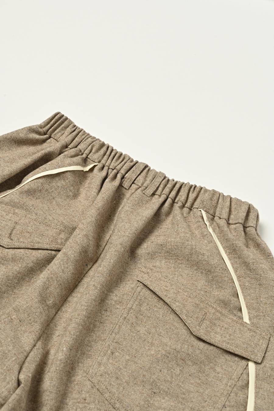 Line Mini Nep Tweed Trousers