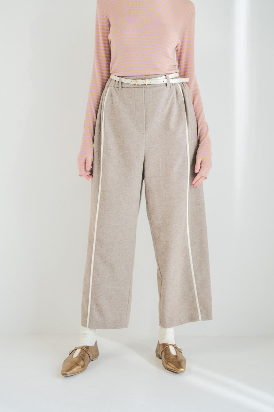 Line Mini Nep Tweed Trousers