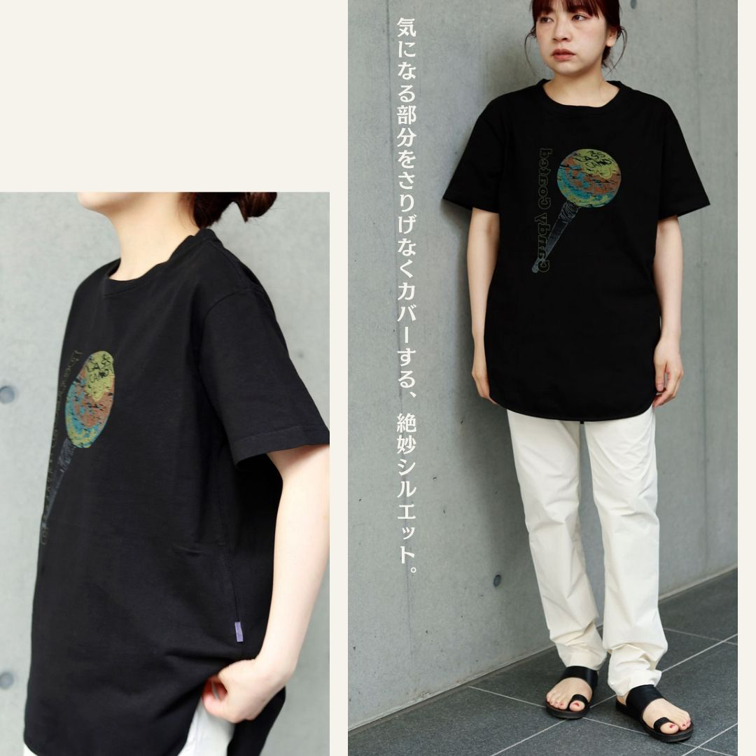 大人の遊び心を取り入れた、CANDYロゴTEE