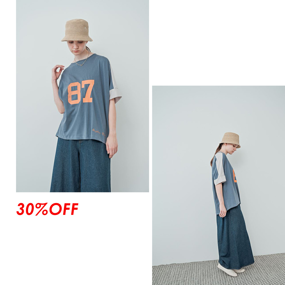 在庫限り！大人の余裕を醸し出す、ラフ感ある着こなしが楽しめるTシャツ_スタイル
