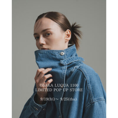 【EVENT】大阪・ルクア イーレ 期間限定POP UP SHOP 9/19(金)〜 7日間！