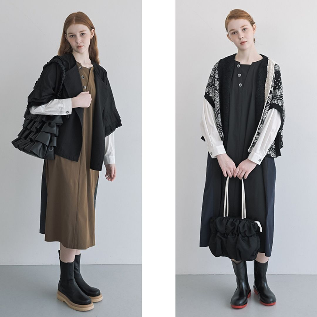 ストンと着て完成。きちんと感と軽やかさを両立した一枚。