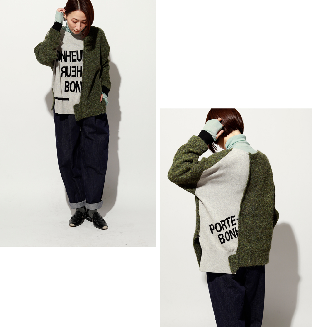 カットオフロゴプルオーバー