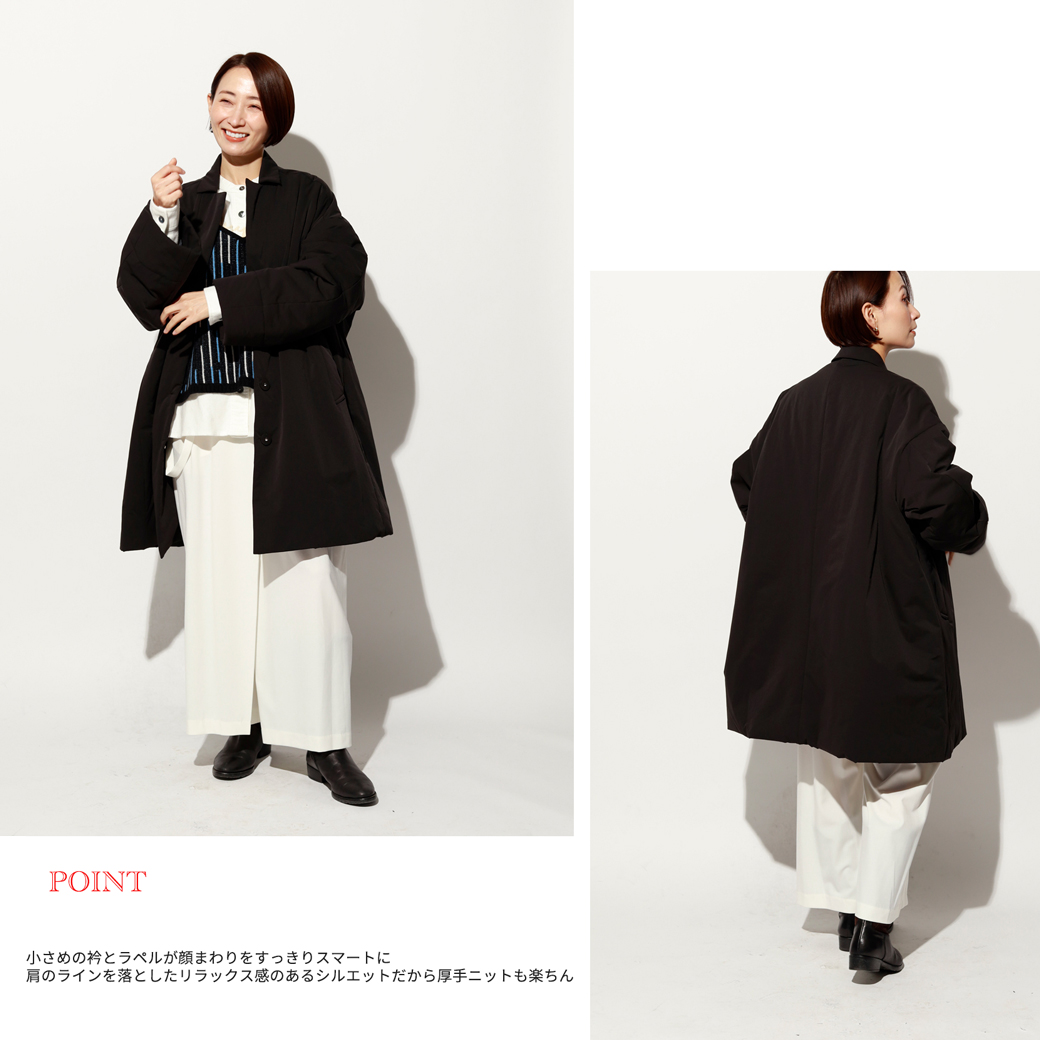 akaneの中綿ライトコート