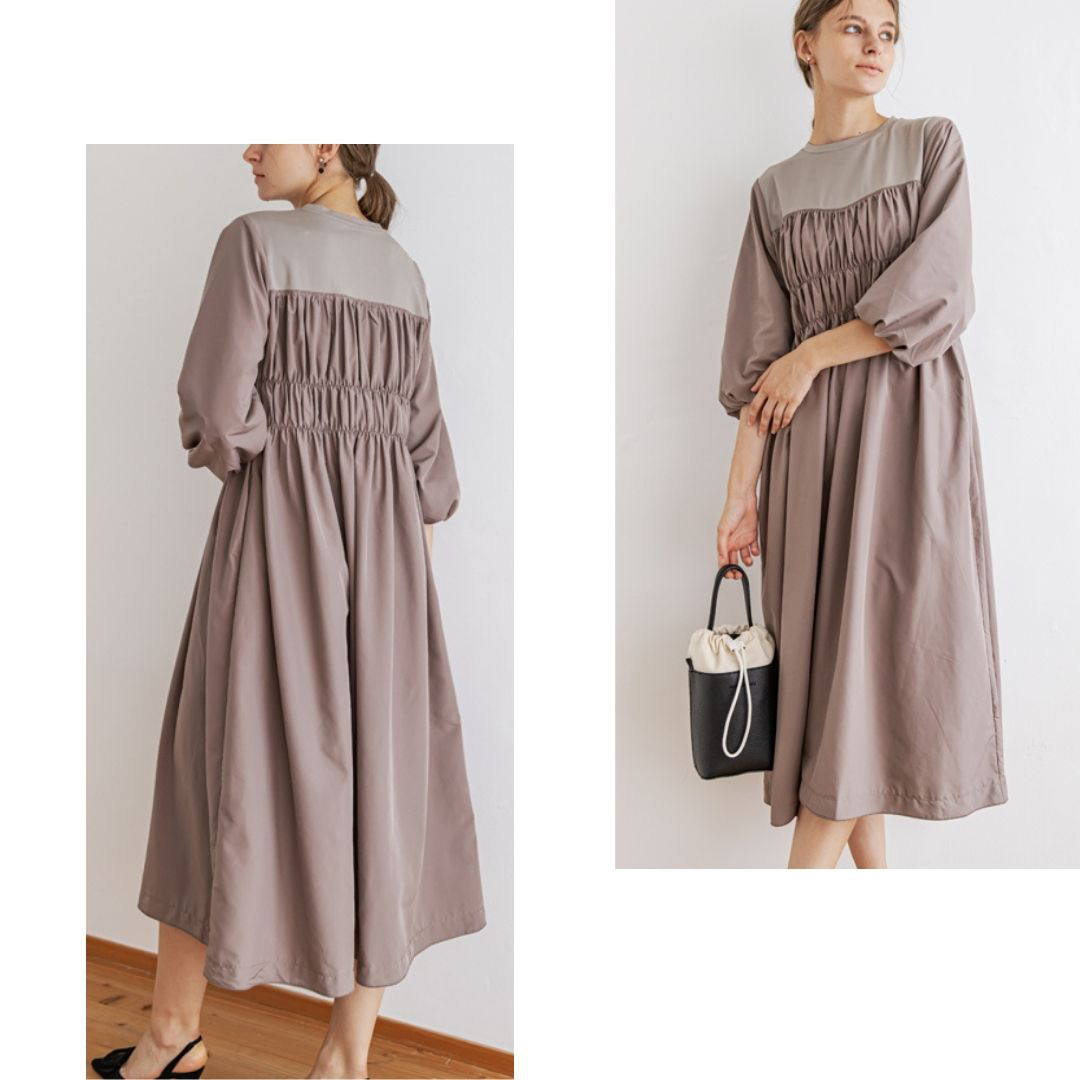 【FEMININ】<ワンピース>
一枚で完成する、洗練フェミニン。