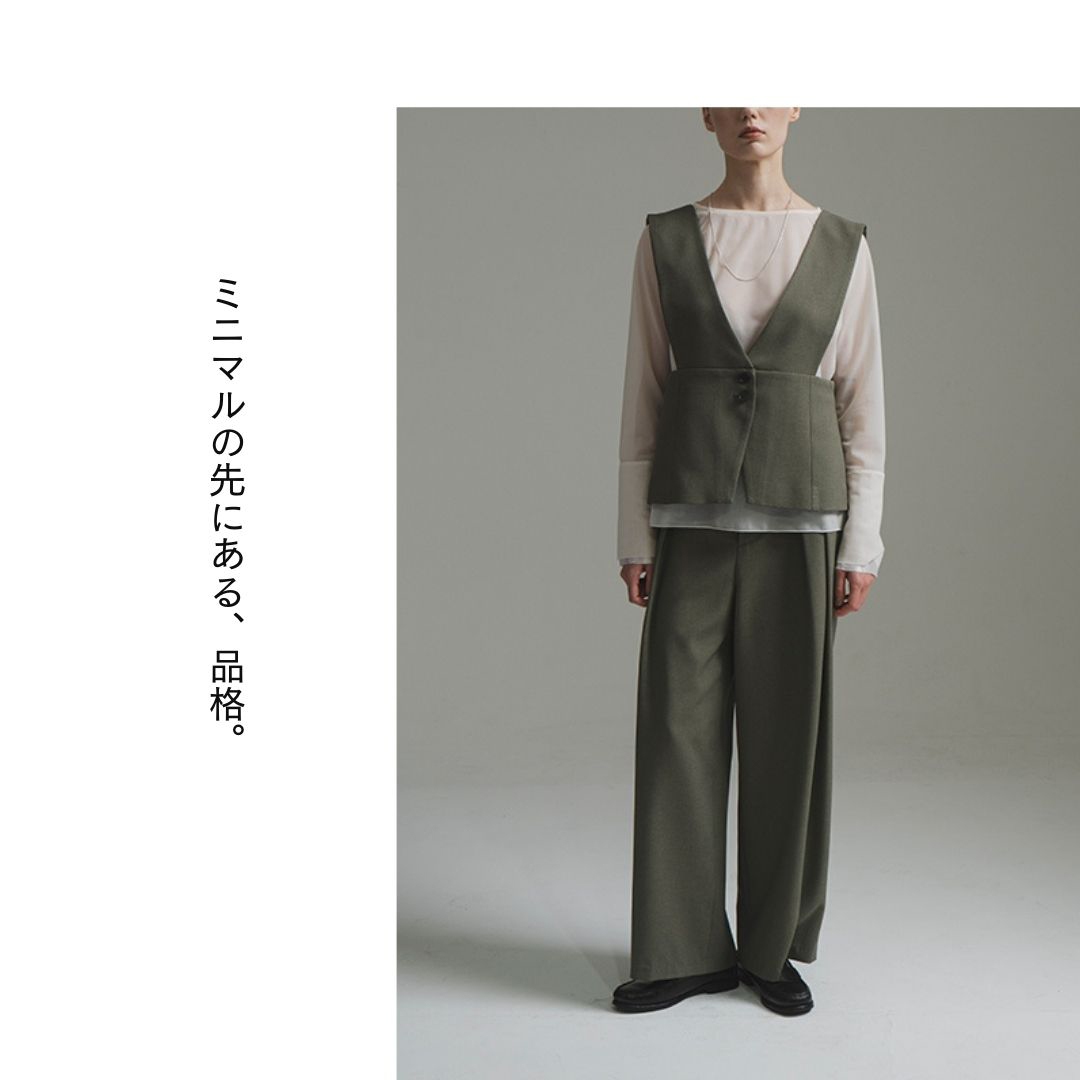 【MODE】<ベストセットアップ>
ミニマルの先にある、品格。