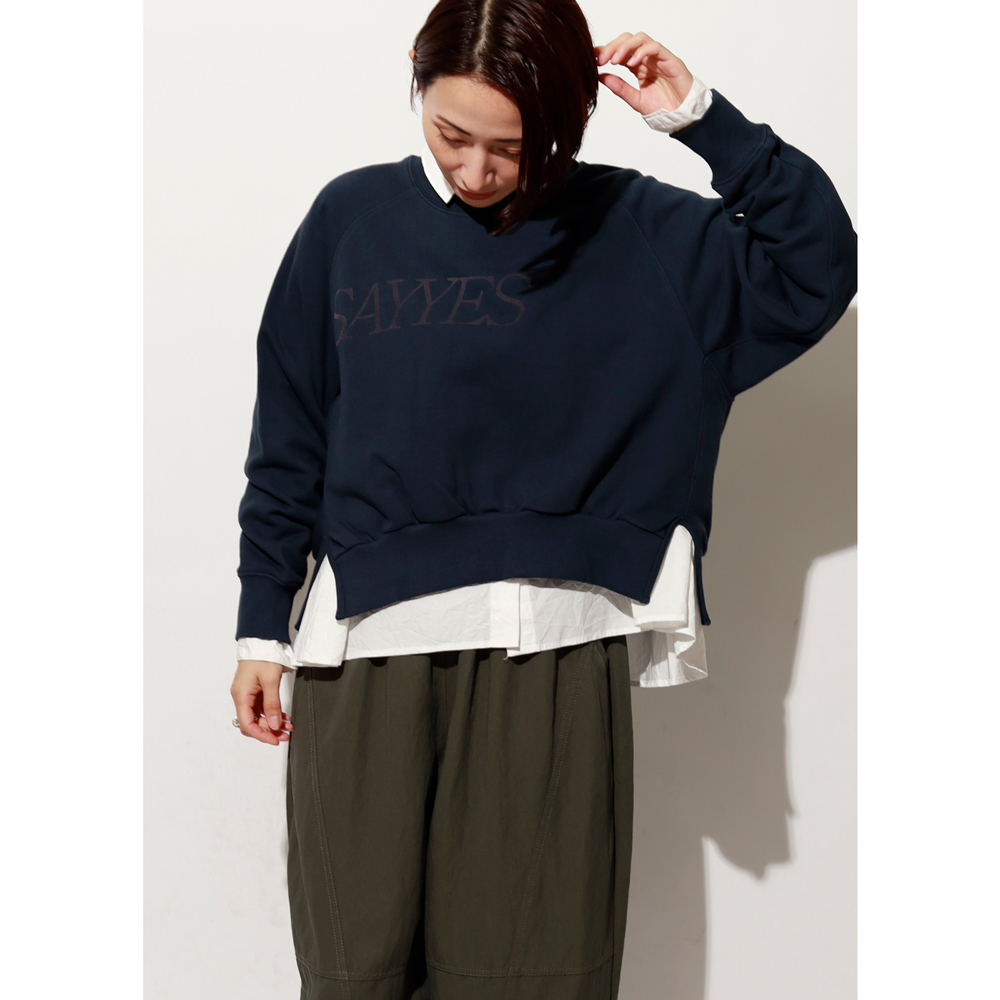 ショート丈スウェット｜バランスよく着られる今どきカジュアル