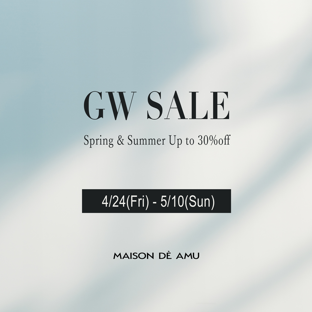 【期間限定】G.W SALE 開催！4/24(金)〜5/10(日)