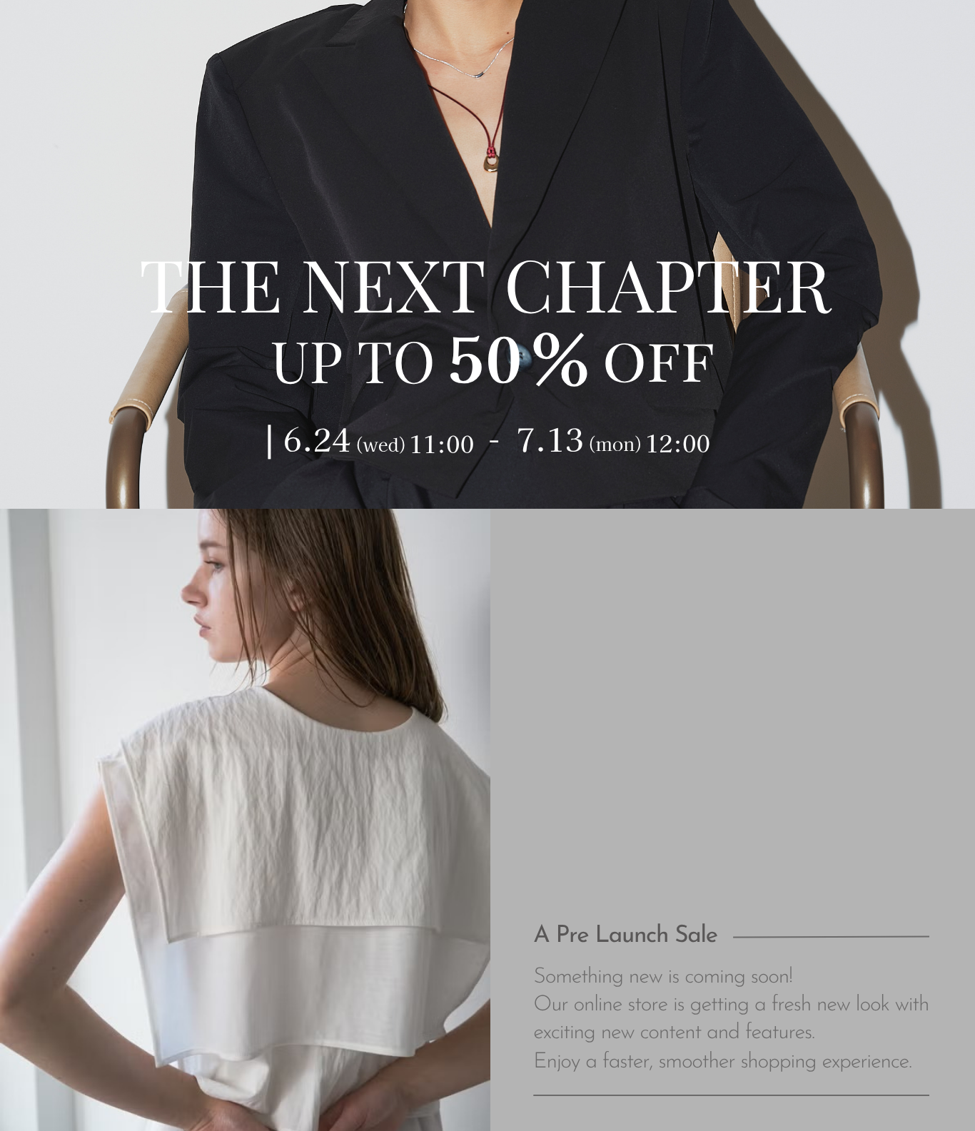 THE NEXT CHAPTER UP TO 50% OFF