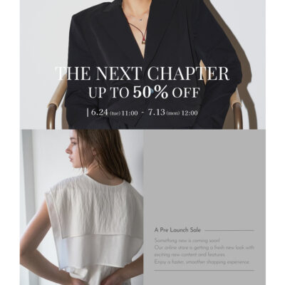 THE NEXT CHAPTER UP TO 50% OFF