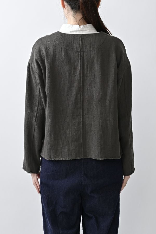 V-Neck Short Jacket