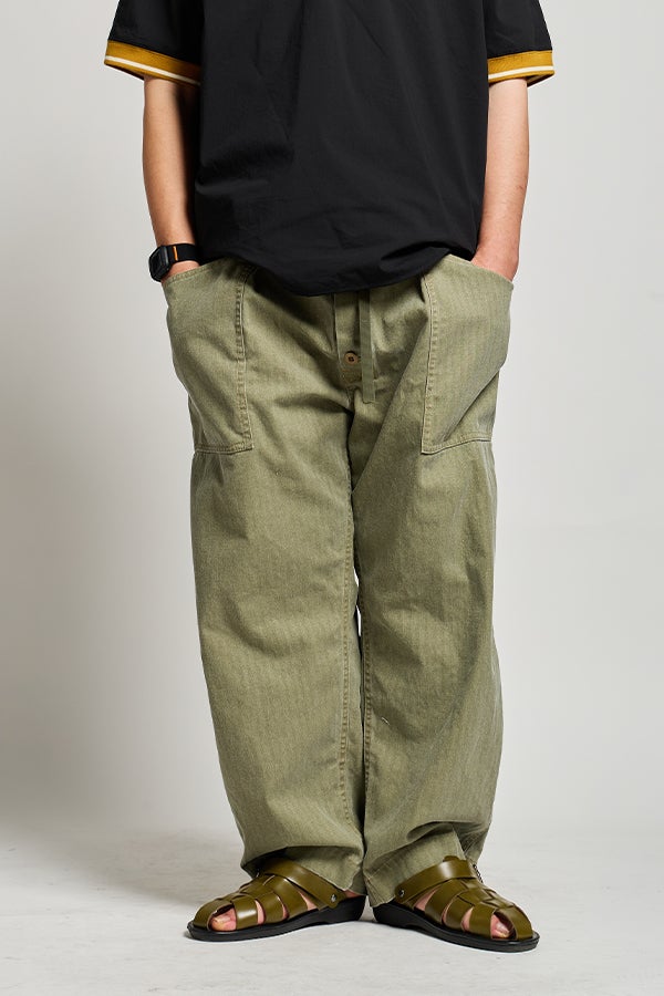 Remake-Like Military Easy Pants