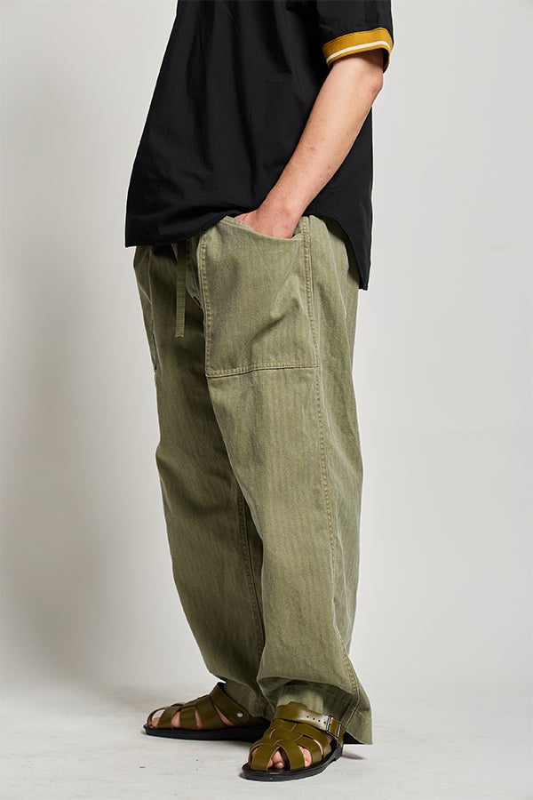 Remake-Like Military Easy Pants