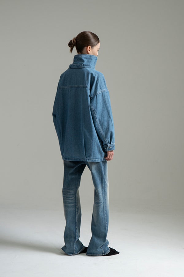 Structured Straight Denim
