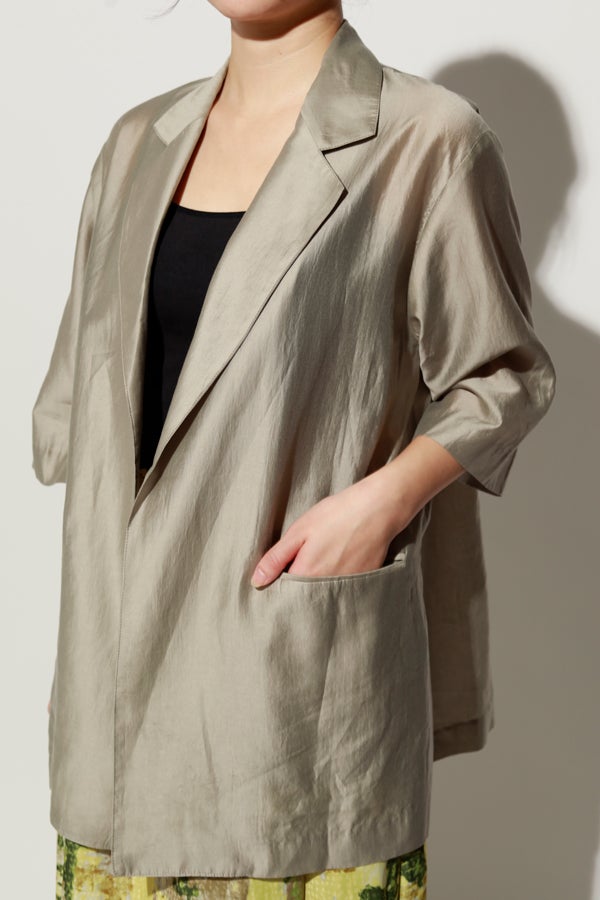 Half Sleeve Oversized Jacket