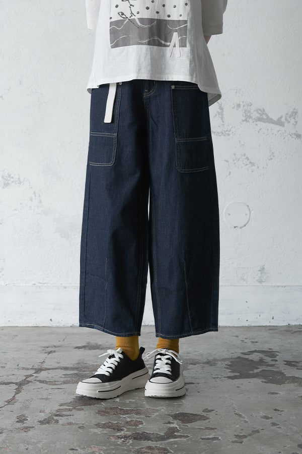 Patch Pocket Balloon Denim