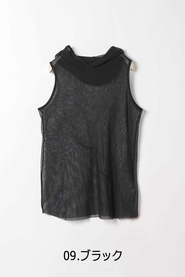 Mesh Hood Pullover