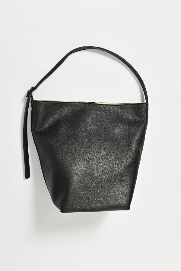 One-Handle Leather Bag with Mini Bag