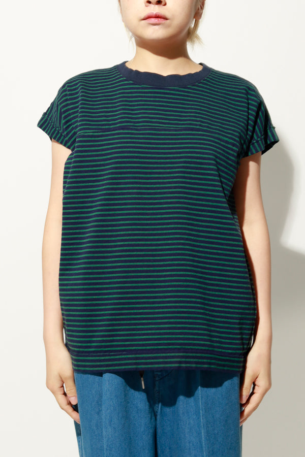 Border French Sleeve T-Shirt
