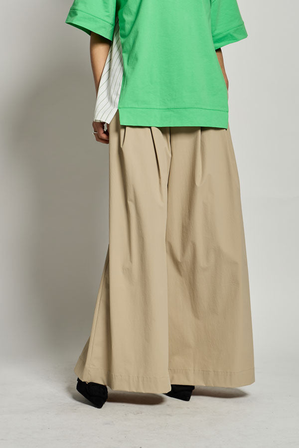 Double-Tuck Baggy Pants