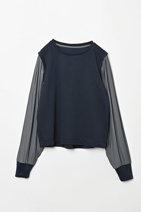 Fine Gather Sleeve Pullover