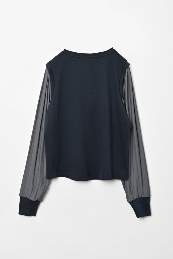 Fine Gather Sleeve Pullover