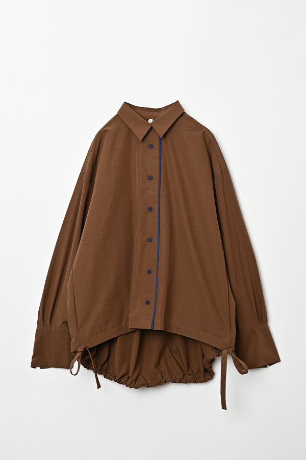 Airy Back Gather Shirt