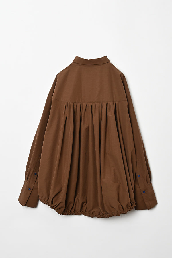 Airy Back Gather Shirt