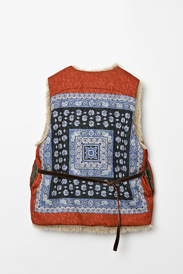 Fur Print Vest