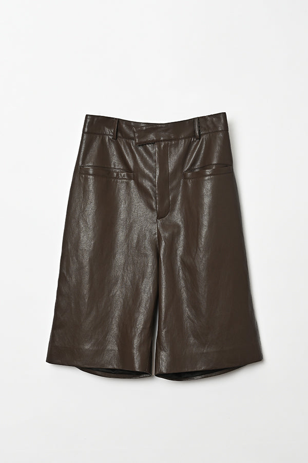 Eco Leather Shorts