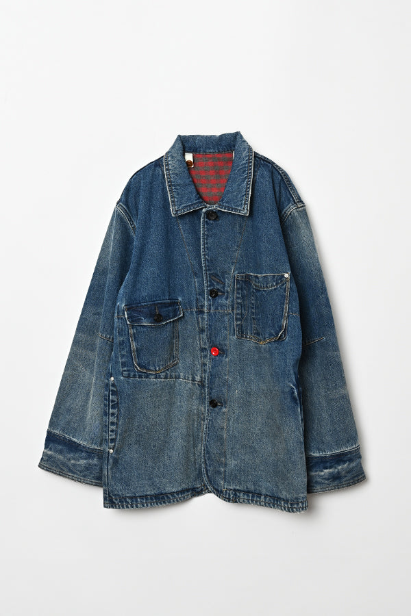 Denim Coverall Jacket