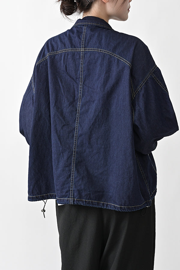 Curve Patch Denim Jacket